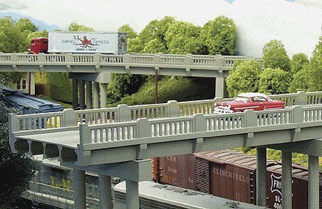1930s Highway Overpass -- 50′ Deck Only, N, Rix Products 151