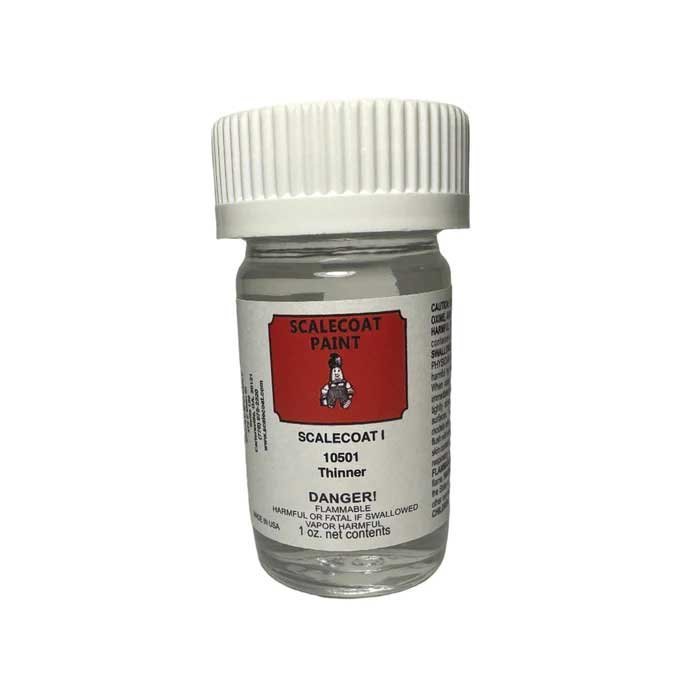 Scalecoat I Thinner 1oz 29.6ml, All Scales, Scalecoat Model Paint 10501