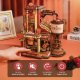 ROKR Christmas Dream Gift Factory Wooden Music Box EAB01 -- 3-D Laser-Cut Wood Puzzle, All Scales, Robotime EAB01