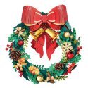 Rolife Christmas Wreath 3D Wooden Puzzle TGL04 -- 3-D Laser-Cut Wood Puzzle, All Scales, Robotime TGL04