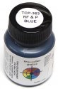 Railroad Color Acrylic Paints - 1oz 29.6mL -- Richmond, Fredericksburg & Potomac Blue, All Scales, Tru-Color Paint 363