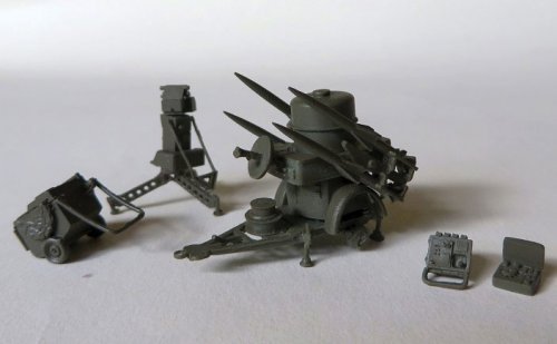 British Army Surface-to-Air Missies - Resin Kit -- BAe Rapier, HO, Trident Miniatures 87192