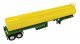 Heil Gasoline Tank Trailer- Assembled -- Green, Yellow, HO, HO Logistics Replicas 305