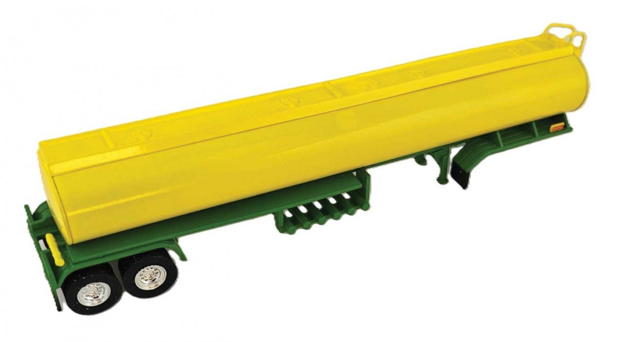 Heil Gasoline Tank Trailer- Assembled -- Green, Yellow, HO, HO Logistics Replicas 305