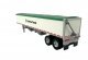 39′ Covered Grain Trailer - Assembled -- Nutrena Feeds (white, green), HO, HO Logistics Replicas 464