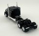Kenworth 990 Flat-Top Sleeper-Cab Semi Tractor - Assembled -- Black, HO, HO Logistics Replicas 990093