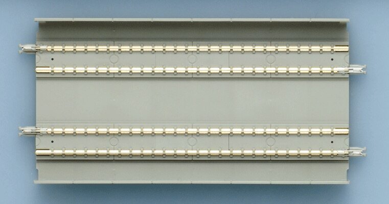 Straight Double Slab Track DS140-SL - Fine Track -- 5-1/2′ 140mm pkg(2), N, TomyTec Co LTD 1066