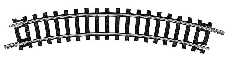 Curved Track -- R1-30 pkg(10), N, Trix 14912