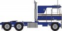 1970s Kenworth K100 Salem Tractor w/VIT Flat-Top Sleeper Cab - Assembled -- Blue, White, N, Trainworx Inc 41052