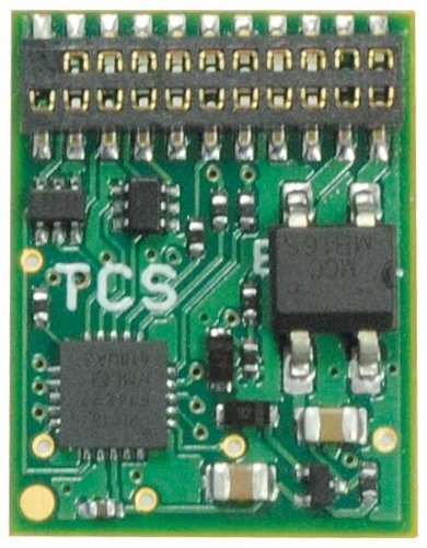 EU821 DCC Control 8-Function Decoder w/MTC 21-Pin Connector -- .797 x .614 x .198′ 20.24 x, HO, Train Control Systems 1674