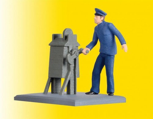 Animated Crossing Gate Keeper, HO, Viessmann Modellspielwaren 1550