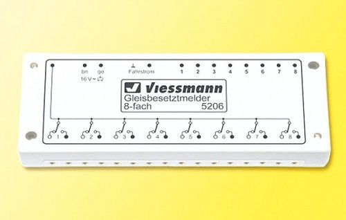 Track Occupancy Detector -- Use for Up To 8 Blocks, All Scales, Viessmann Modellspielwaren 5206