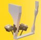 Spotlight Extension Set for Halle, Germany, Bus Terminal Canopy -- Fits 405-49000 7 Pi, HO, Viessmann Modellspielwaren 6339
