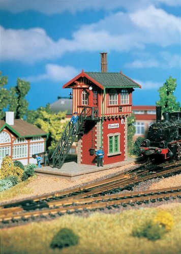 Interlocking Yard Tower -- 5-1/8 x 2 x 5-1/8′ 13 x 5 x 13cm, HO, Vollmer Gmbh 45731