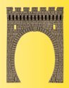 Single-Track Tunnel Portal -- 2-1/8 x 2-13/16′ 5.4 x 7.2cm, N, Vollmer Gmbh 48600