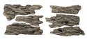 Shelf Rocks - Ready Rocks -- 4 Pieces, All Scales, Woodland Scenics 1136
