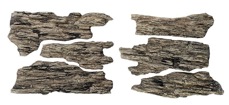 Shelf Rocks - Ready Rocks -- 4 Pieces, All Scales, Woodland Scenics 1136
