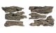Shelf Rocks - Ready Rocks -- 4 Pieces, All Scales, Woodland Scenics 1136