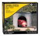 Concrete Tunnel Portal -- 8-3/8 x 9′ 21.2 x 22.8cm, O, Woodland Scenics 1266