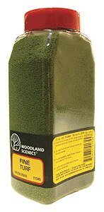 Fine Turf - Shaker - 32oz 907g -- Green Grass, All Scales, Woodland Scenics 1345
