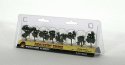 Deciduous Trees - Realistic Trees -- Medium Green 3/4 to 1-1/4′ 1.9 to 3.2cm pkg(8), All Scales, Woodland Scenics 1501