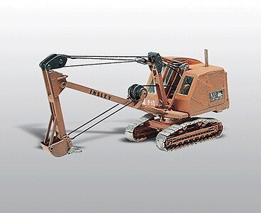 Insley Model K Backhoe - Kit -- On Crawler Chassis, HO, Woodland Scenics 237