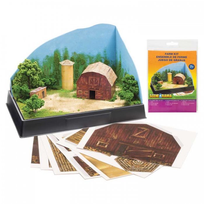 Farm - Scene-A-Rama(TM) -- Kit, All Scales, Woodland Scenics 4241