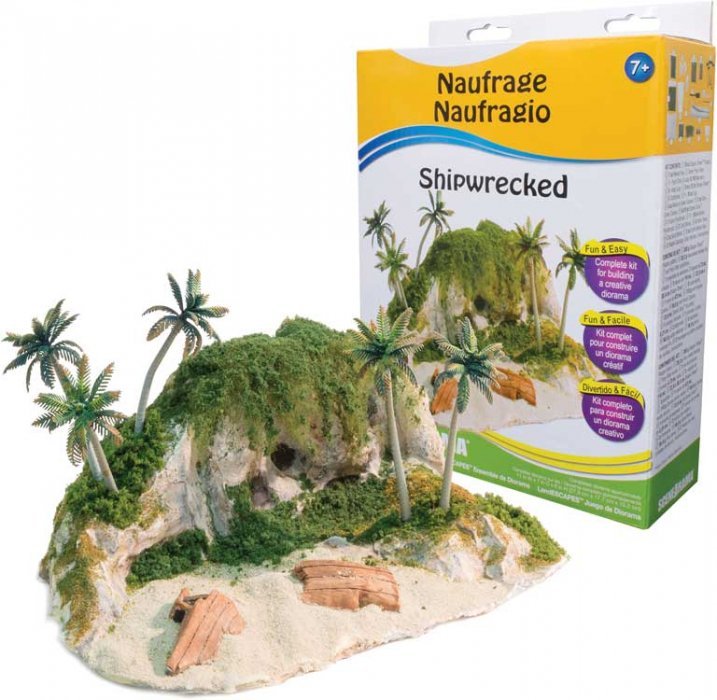 Shipwrecked LandEscapes Kit - Scene-A-Rama(R), All Scales, Woodland Scenics 4260