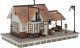 The Depot - Built-&-Ready Landmark Structures(R) -- Assembled with Interior Light - 3-9/16 x 2′ , N, Woodland Scenics 4942