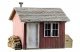 Work Shed - Built-&-Ready(R) Landmark Structures(R) -- Assembled - 1-1/4 x 1-1/16 x 1′ 3.2 x 2.7, N, Woodland Scenics 4947