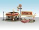 Built-&-Ready(R) Landmark Structures(R) - Assembled -- Drive n` Dine - 7-3/4 x 5-1/4` 19.7 x 13, HO, Woodland Scenics 5029