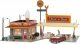 Built-&-Ready(R) Landmark Structures(R) - Assembled -- Drive n` Dine - 7-3/4 x 5-1/4` 19.7 x 13, HO, Woodland Scenics 5029