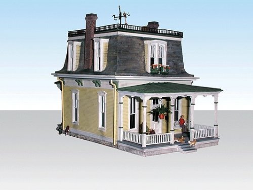 Home Sweet Home - Built-&-Ready Landmark Structures(R) -- Assembled - 4-1/4 x 7-1/8′ 10.8 x 18., HO, Woodland Scenics 5036