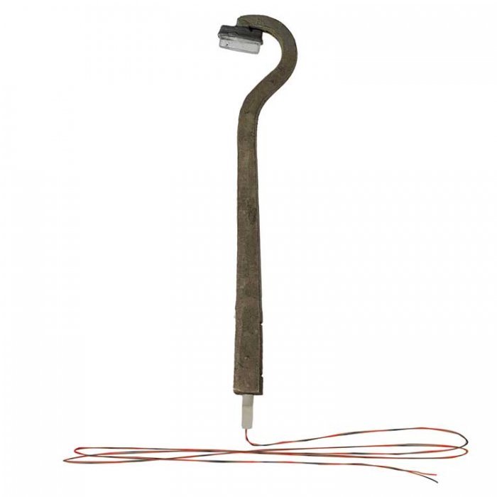 Concrete Lamp Post - Just Plug(TM) -- pkg(3), HO, Woodland Scenics 5677