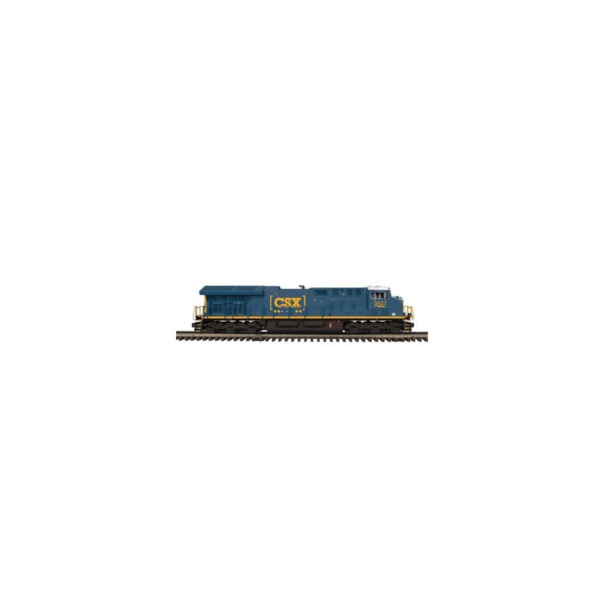GE ES44AC - 3-Rail - Proto-Sound 3.0 & DCS - Premier(TM) -- CSX 3444 (blue, yellow, Boxcar Logo), O, Atlas O 30138668