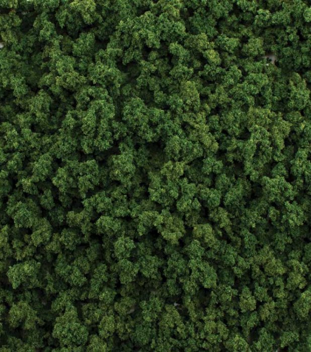 Foliage Clumps - All Game Terrain -- Medium Green, All Scales, Woodland Scenics 6462