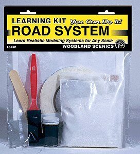 Learning Kit -- Roads & Pavement, All Scales, Woodland Scenics 952