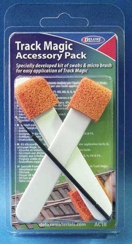 Track Magic Accessory Pack -- For Applying Track Magic Liquid Track Cleaner, All Scales, Deluxe Materials Ltd AC18