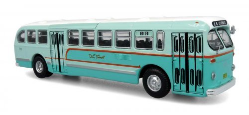 1940s-1950s ACF Brill CD-44 Transit Bus - Assembled -- DC Transit (2-Tone Green), HO, Iconic Replicas 870374