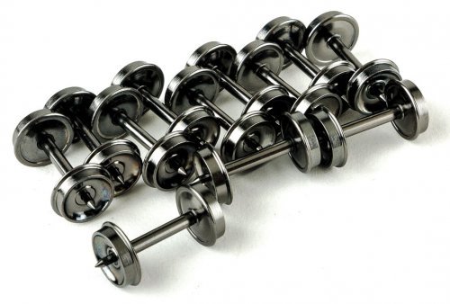36′ High Detail Brass Insulated Wheelsets -- 12 Axles, HO, Intermountain Railway Company 40071