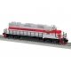 EMD SD38 - 3-Rail - Legacy Sound & Control -- McCloud River 36 (silver, red), O, Lionel 2633371