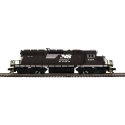 EMD SD40 - 3-Rail - Proto-Sound 3.0 & DCS - Premier(TM) -- Norfolk Southern 3334 (black, white, Horse Head Logo), O, Atlas O 30