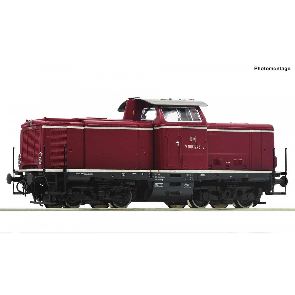 Diesel locomotive -- Diesellokomotive -- V 100 1273 - DB - HO - Roco Fleischmann 70979