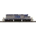 EMD SD40 - 3-Rail - Proto-Sound 3.0 & DCS - Premier(TM) -- CSX 8246 (gray, blue), O, Atlas O 30138593