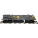 GE U30C - 2-Rail - Sound and DCC - ProtoSound 3.0 - Premier -- Louisville & Nashville 1548 (gray, yellow), O, Atlas O 30138519