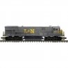 GE U30C - 2-Rail - Sound and DCC - ProtoSound 3.0 - Premier -- Louisville & Nashville 1548 (gray, yellow), O, Atlas O 30138519