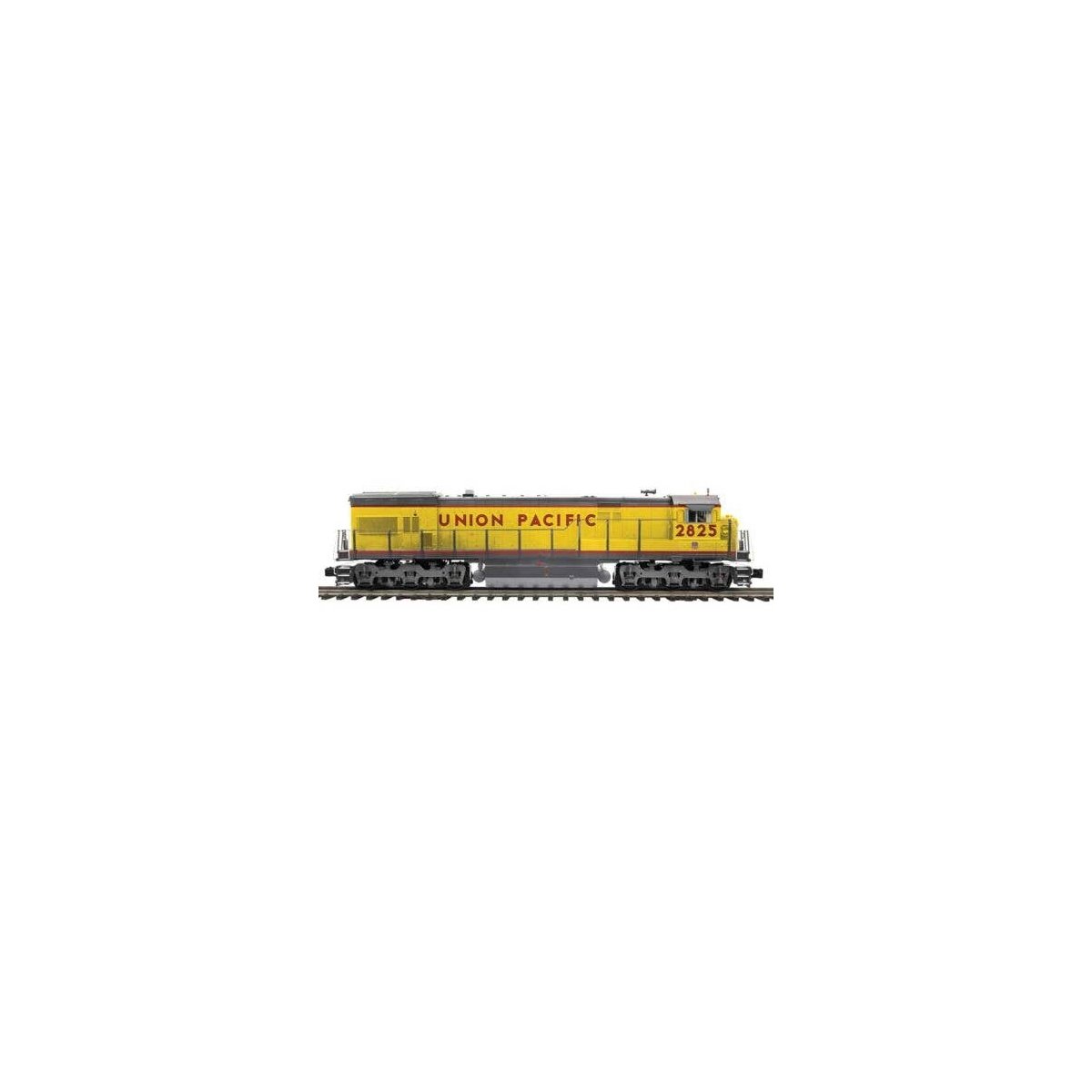 GE U30C - 2-Rail - Sound and DCC - ProtoSound 3.0 - Premier -- Union Pacific 2952 (Armour Yellow, gray, red), O, Atlas O 3013852