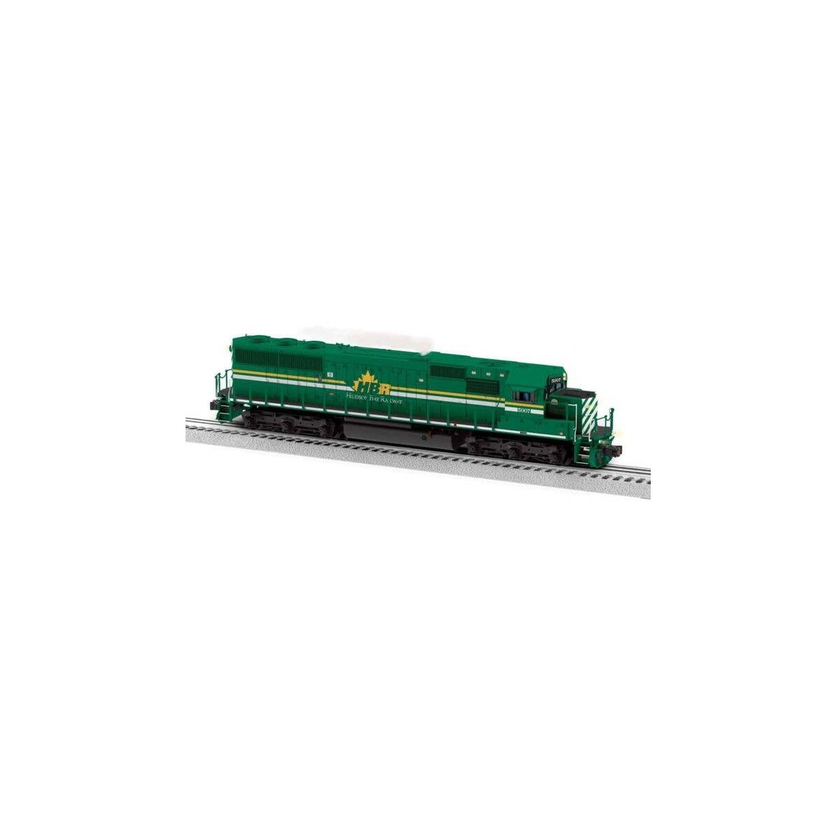 EMD SD50 - 3-Rail - Legacy Sound & Control -- Hudson Bay Railway 5007 (green, white, yellow), O, Lionel 2633091