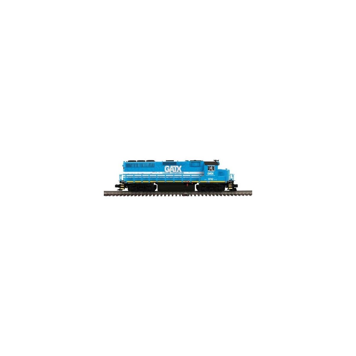 EMD GP40 - 3-Rail - Proto-Sound 3.0 - Premier -- GATX Leasing GCSX 3717 (blue, white, black), O, Atlas O 30138573