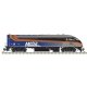 Motive Power Industries MP36PH-3C - Sound and DCC - Master Gold -- Metra 407 (silver, black, blue, silver Roof), HO, Atlas Model